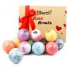 China Manufacturer Custom Packaging Gift Set Rich Bubble Vegan Natural Organic Colorful Fizzy Coconut Oil Bath Bombs wholesale