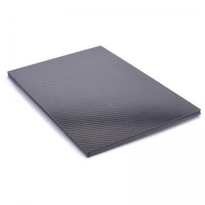 China 4mm Electrical Conductivity Carbon Fiber Plate High Strength Carbon Sheet supplier