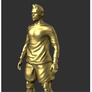 World Cup football player resin figure sculpture customized various star player design