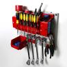 Custom Size Accepted Black Metal Pegboard Tool Board Panel for Garden Tools Wall Rack