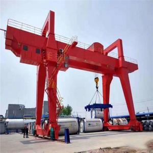 U Type Warehouse Large Gantry Crane A5 - A7 Double Girder 16/3.2T