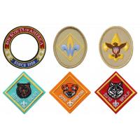 China Stick On Shrink Proof 3D Boy Scout Rank Patches For BSA Uniform on sale