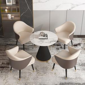 6 Seater Dining Table Set With Leather Or Fabric Chairs