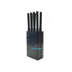 China 8 Channels High Power 3G 4G Signal Jammer Handheld 2w Power Anti Tracking supplier