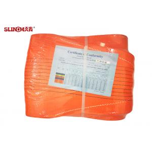 China Color Code Duplex Webbing Polyester Lifting Sling 12T 20T supplier