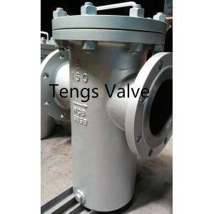 China API Cast Steel Industrial Flanged Basket Stainer, Bolted Cover Simplex Strainer wholesale