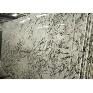 China Blue Cream White Granite Slabs , Prefabricated Smooth Stone Slab Countertop supplier