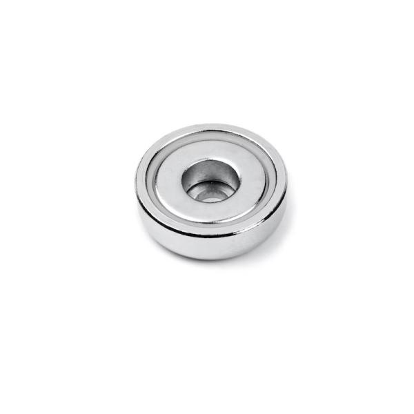 Processing Service Countersinking 9mm N52 Neodymium Flat Pot Magnet with and Good