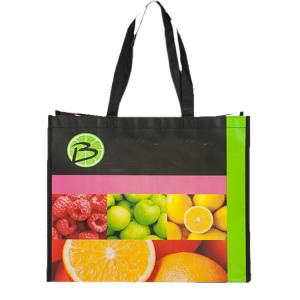 China Folding Laminated Non Woven Bag Cute Reusable Promotional Grocery Tote Bags supplier