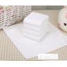 Compact Pure White Hand Towels For Hotel , Soft Touch Hand Wash Cloth Fast