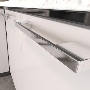 Brushed Nickel Furniture Hardware Handle 96mm For Cabinet