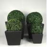 China High quality hot selling matt black large concrete flower pots for hotel and garden decorations wholesale