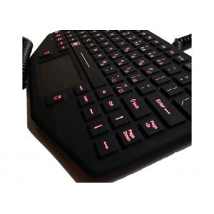 China Red Backlit Portable PC Keyboard Hot Key For Mobile Vehicle Office high Brightness wholesale