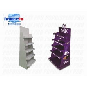 Purple Visual Merchandising Custom Cardboard POP Displays 5 Tier Cadbury Milk Chocolate