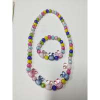 China Portable Elastic Childrens Beaded Necklace , Multiscene Kids Beaded Bracelets on sale