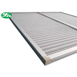China Aluminum Wire Mesh Industrial Air Filters , Dust Panel Pleated Media Filter HVAC supplier