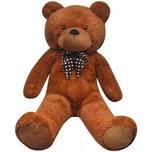 China ASTM ICTI Minky Big Fluffy  Embroidered Teddy Bear Plush Toy supplier