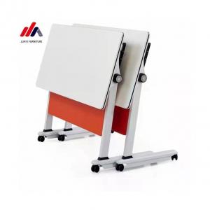 China Customizable Small Office Mobile Workstation with Folding Legs and Cable Management supplier