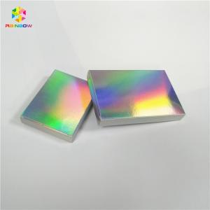 Cardboard Hologram Paper Gift Box Packaging Make Up Cosmetic Products Application