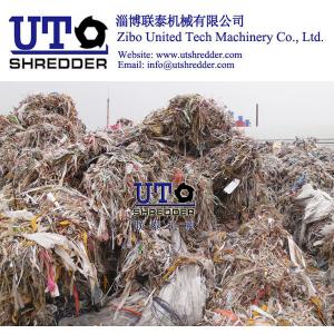 China two engines shredder/ plastic shredder/ ragger wire recycling equiments / pulp paper factory / waste plastic scrap crush supplier