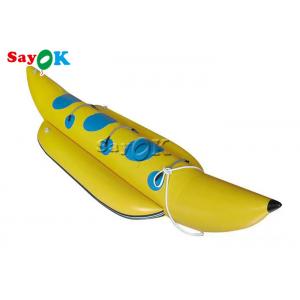 China 10 Persons Single Body Inflatable Banana Boat For Water Game supplier