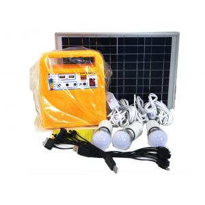 Clean Energy Solar Powered Lights High Power 10W 18V Polycrystalline Yellow Color