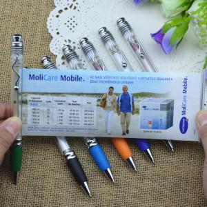 Factory New Design Cheap Custom Advertising Banner Pen Plastic Promotional Ballpoint pen