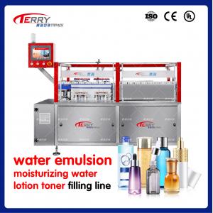China 7 Inch Touch Screen Mascara Cosmetics Filling Machine Capacity 100-1000ml supplier