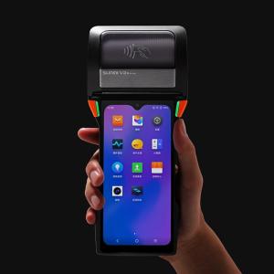 China Android POS Terminal Machine Removable Battery With 6.22 HD Touch Screen wholesale