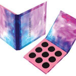 9 Grids Empty Magnetic Eyeshadow Palette Square Eye Shadow Palette Packaging Box