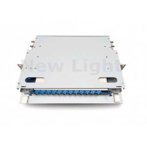 CATV 19 Inch ODF Optical Fiber Distribution Frame 12 Port Core With Standard Size