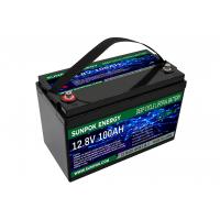 China 12 24 Volt Deep Cycle Lithium Battery For Home RV House UN38.3 MSDS on sale