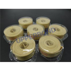 China Cigarette Transfer Tapes Yellow Fiber Garniture Tape Conveyor Belt wholesale