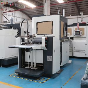 China Fully Automatic 380V 3P Carton Box Manufacturing Machine 15 - 45pcs/min supplier