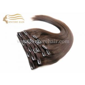 22" Clip In Hair Extensions for sale - 22 Inch STW 100 Gram 9 Pieces 100% Remy Human Hair Clips-In Extensions for Sale