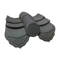 China Fireproof Heatproof Handmade Clay Roof Tiles For Traditional Tea House Building on sale