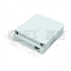 1 Core Plastic Fiber Termination Box 1 SC SX Port Transparent Cover Dual Layer Fiber Tray