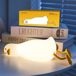 China 3500K Cute Silicone Duck Lamp LED Baby 7 Colors Kids Night Lamp supplier