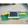Square Trampoline Combo With Slide Inflatable Water Sports Games With High