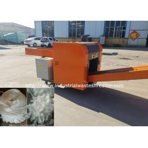 China Polyester Material Shredder Polyester Cloth Yarns Fiber Recycling Cutting Machine supplier