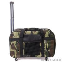 China  				Design Quality Dog Carriers Camouflage Portable Draw-Bar Pet Bags 	         on sale