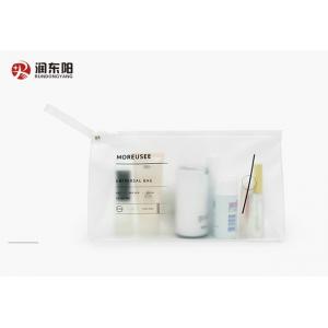 China Scrub Pvc Hook Bag Waterproof 0.15 - 0.2mm Thickness For Cosmetic Makeup Products supplier