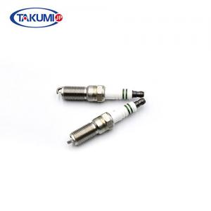 China J Electrode Motorcycle Spark Plugs Multi - Ribs Insulator Nickel Plated Housing wholesale