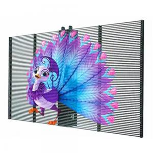 1000*1000 VTA Indoor Transparent LED Screen Display Easy Installation in Shopping Mall