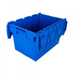 China Collapsible Stackable Foldable Plastic Container Box with Lid Loading Capacity of 30kg supplier