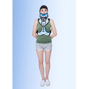 China Adult Head Neck Surgery Thoracic Spine Fracture Brace White Black Blue supplier