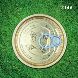 China 214 Full Open Iron Can Lids for Canned Goods and Foods with Easy-Open Tinplate wholesale