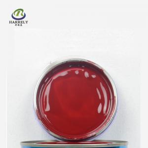 China Transparent Acrylic Car Paints 1K Red Brilliant Glossy Coating For Auto Body Repair supplier