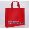 China Promotion cheap 1C simple printing yellow shopping non woven bag, Cheap 100% New Recyclable Whole Bag Heat Sealed Machin wholesale