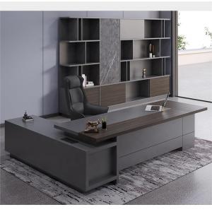 School MDF Luxury Executive Office Desk Set for Commercial Furniture CEO Office Table